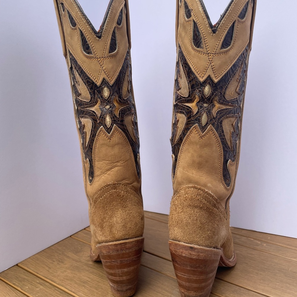 Miss Capezio vintage butterfly cowboy boots - 5 1/2 - Picture 3 of 7
